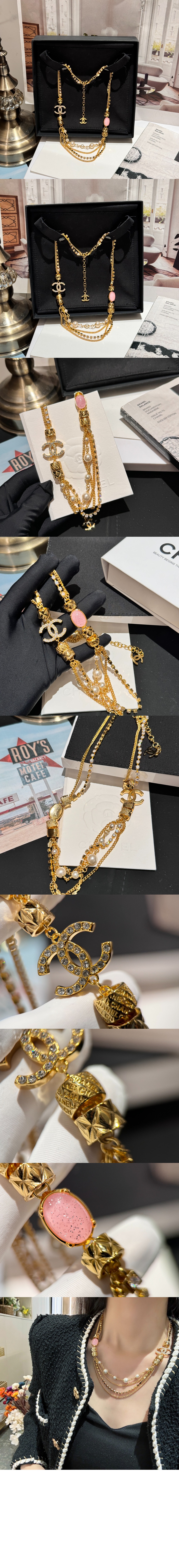 샤넬 네크리스 ABD009