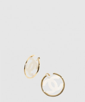 샤넬 클립온후프 귀걸이 ABD157