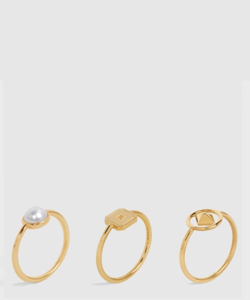 셀린느 분리형 황동 및 레진 진주 반지 460HR6