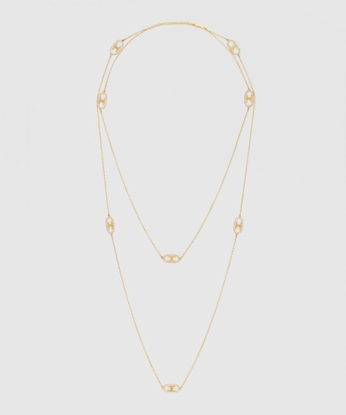 셀린느 마이용 트리옹프 목걸이 46Z556