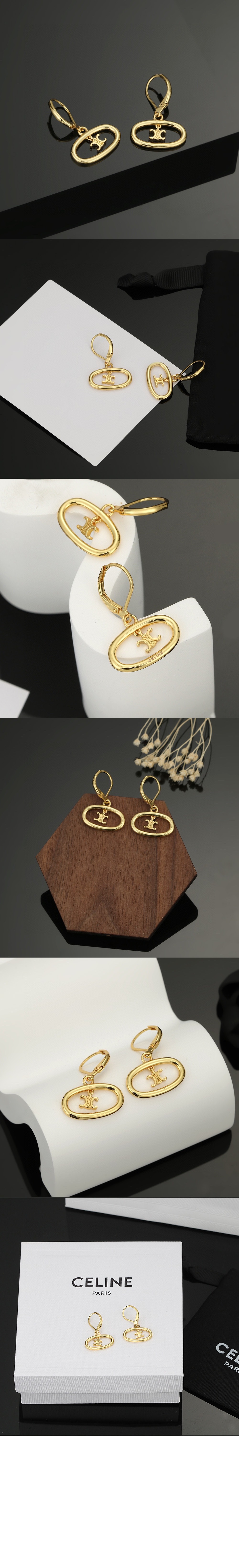 셀린느 트리옹프 모빌 귀걸이 46X556