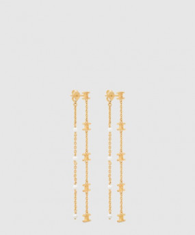 셀린느 트리옹프 롱 펄 귀걸이 460PJ6