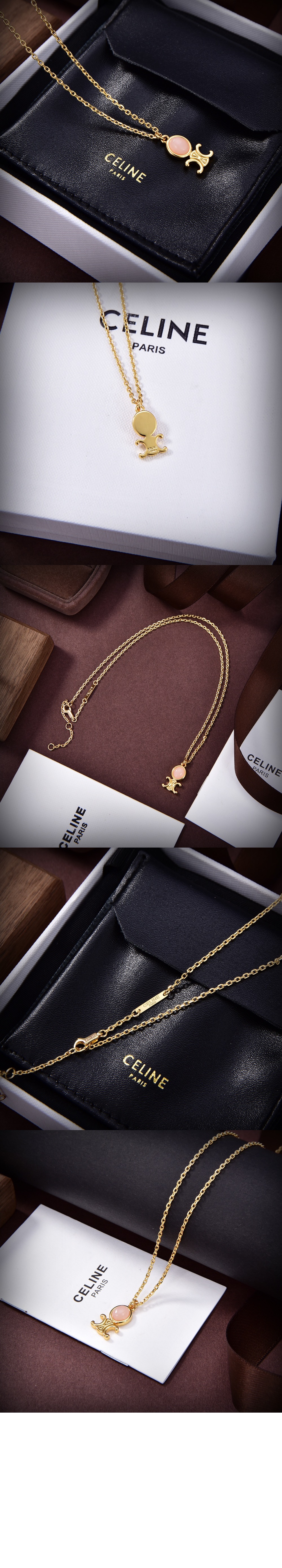 셀린느 트리옹프 인디 스몰 목걸이 460RM6