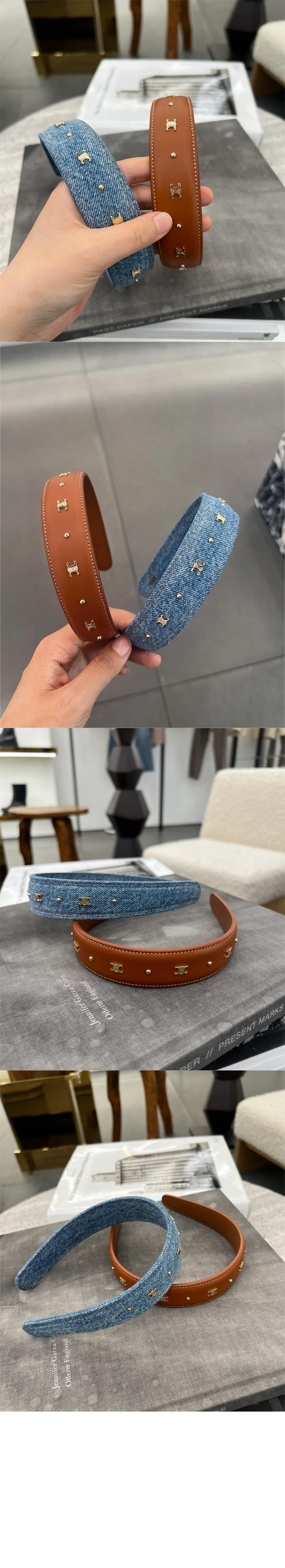 셀린느 트리옹프 헤드밴드 460WF3