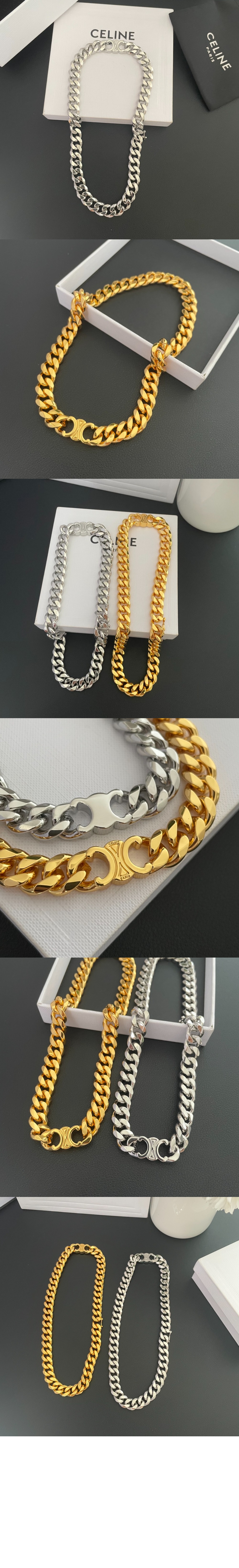 셀린느 트리옹프 구르메트 목걸이 460DD6