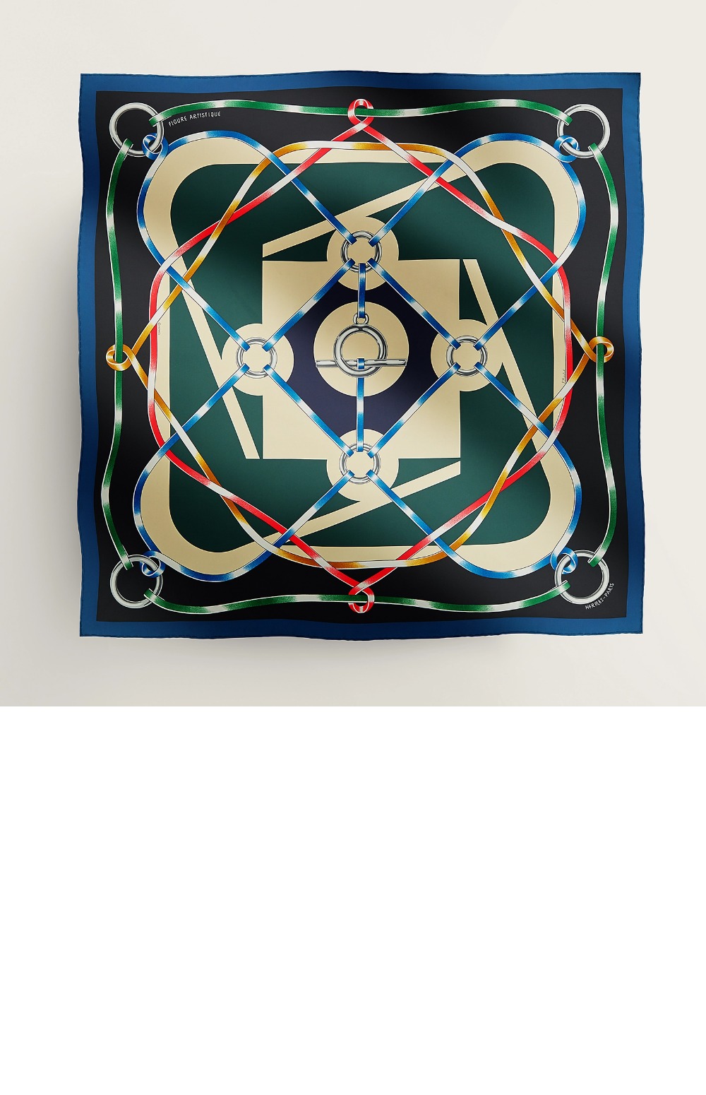 에르메스 Figure Artistique 스카프 90