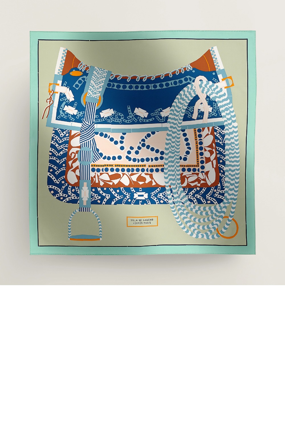 에르메스 Silla de Gaucho 스카프 90