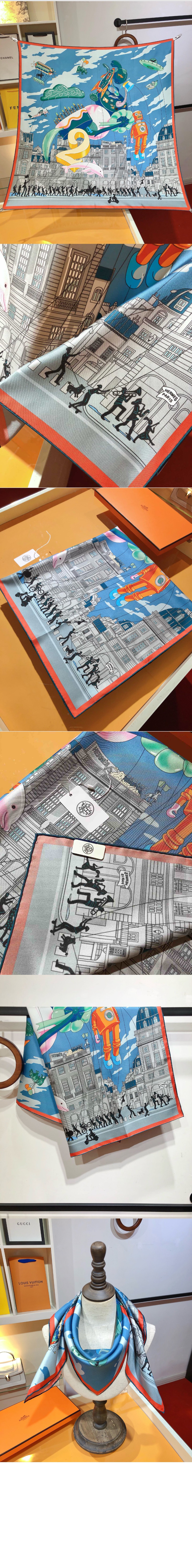 에르메스 Hermès Parade 스카프 90