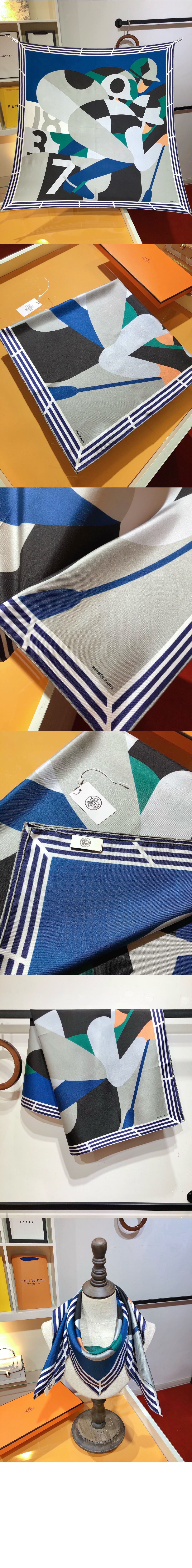 에르메스 18-3-7 스카프 90