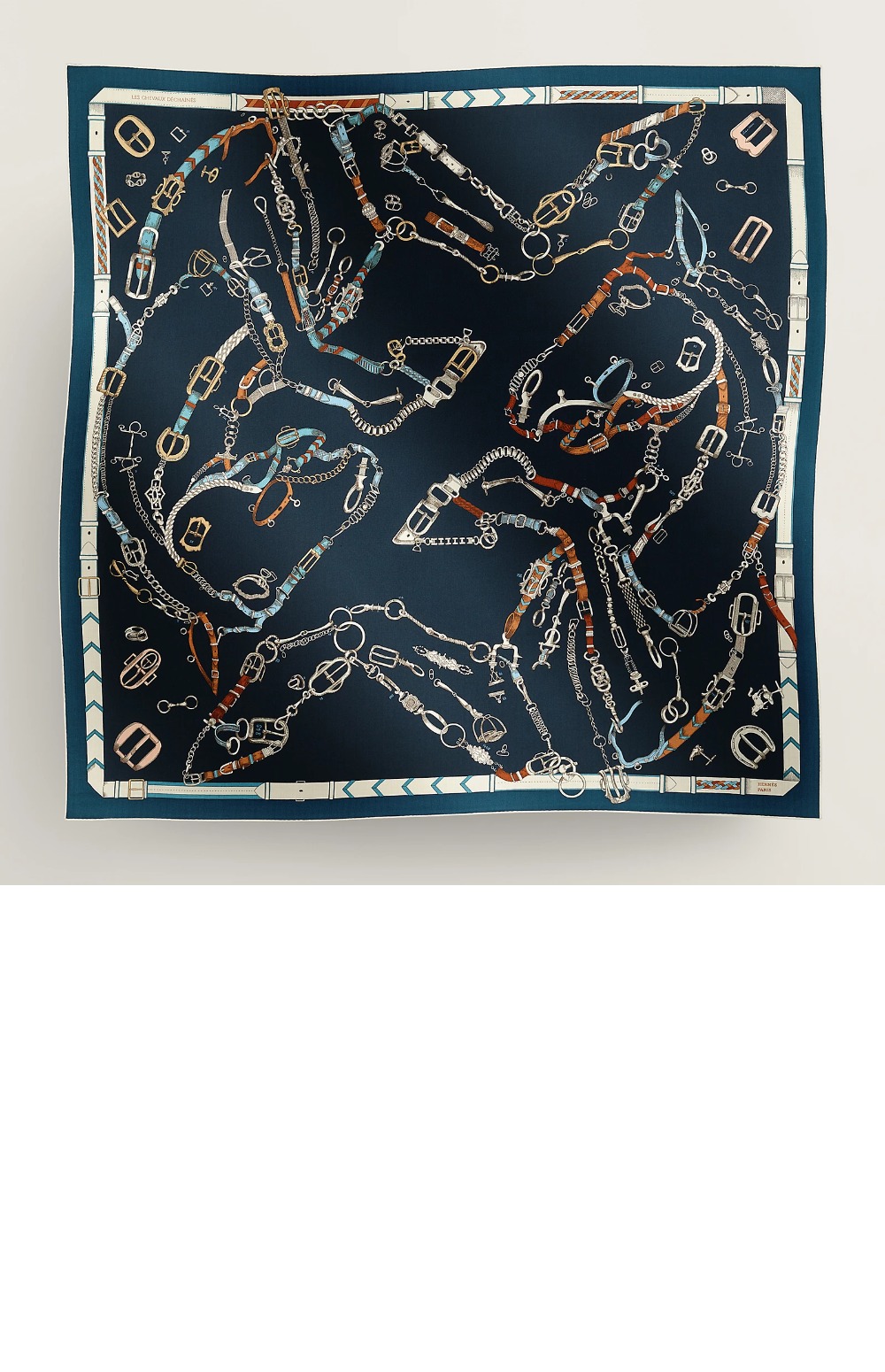 에르메스 Chevaux Dechaines 숄 140