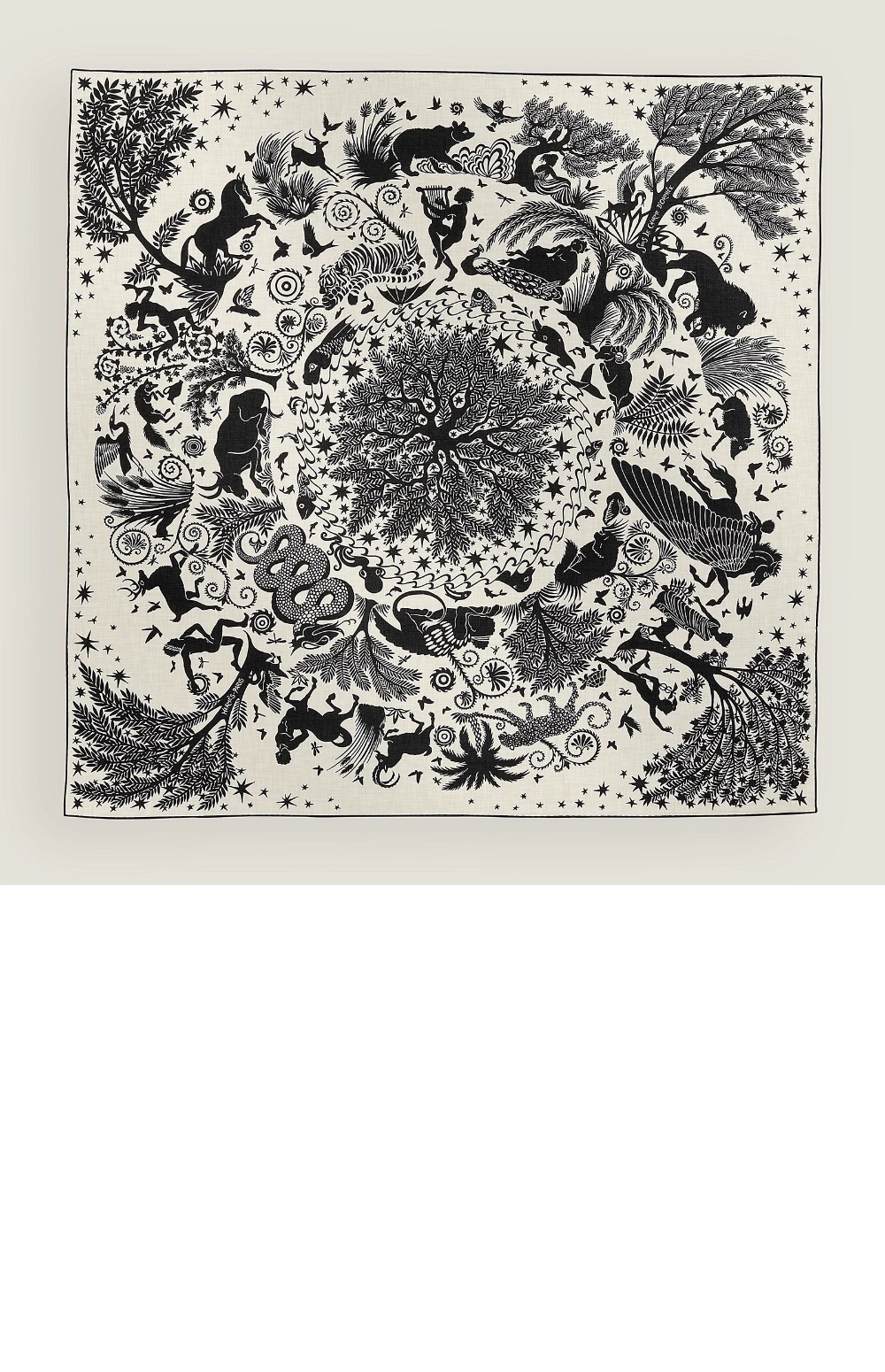 에르메스 Les Folies du Faubourg 스카프 140