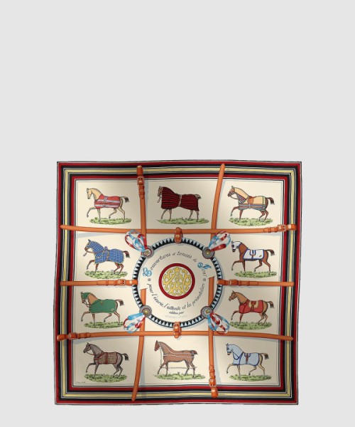 에르메스 Couvertures et Tenues de Jour 포에버 스카프 90