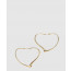 티파니앤코 오픈 하트 후프 귀걸이