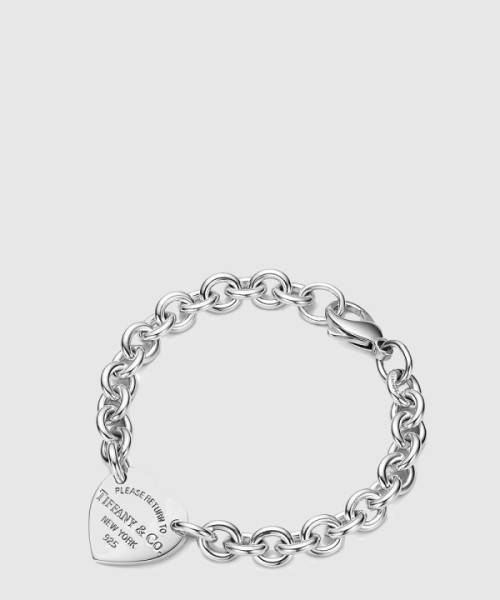 티파니앤코 하트 태그 브레이슬릿