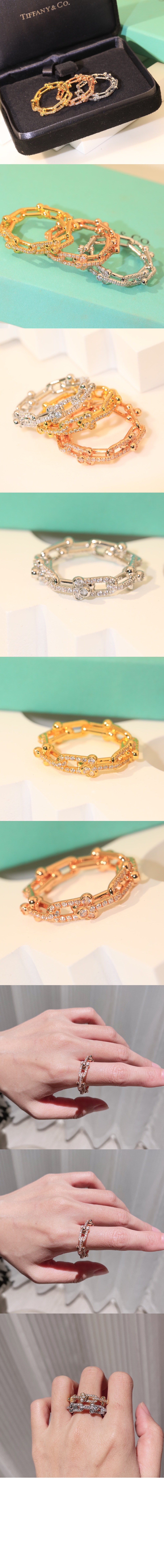 티파니앤코 스몰 체인 반지