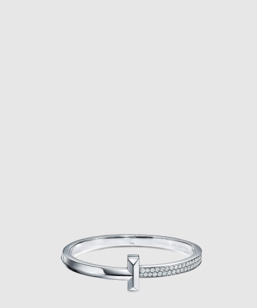 티파니앤코 T1 와이드 다이아몬드 힌지드 뱅글
