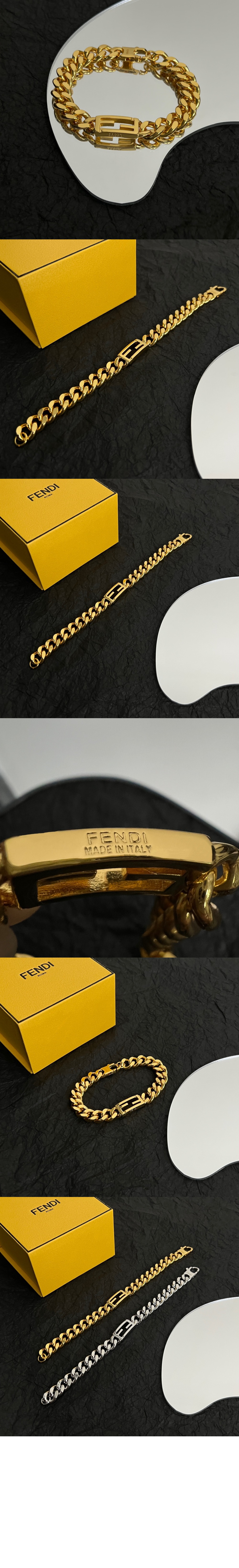 펜디 바게트 브레이슬릿 7AJ539