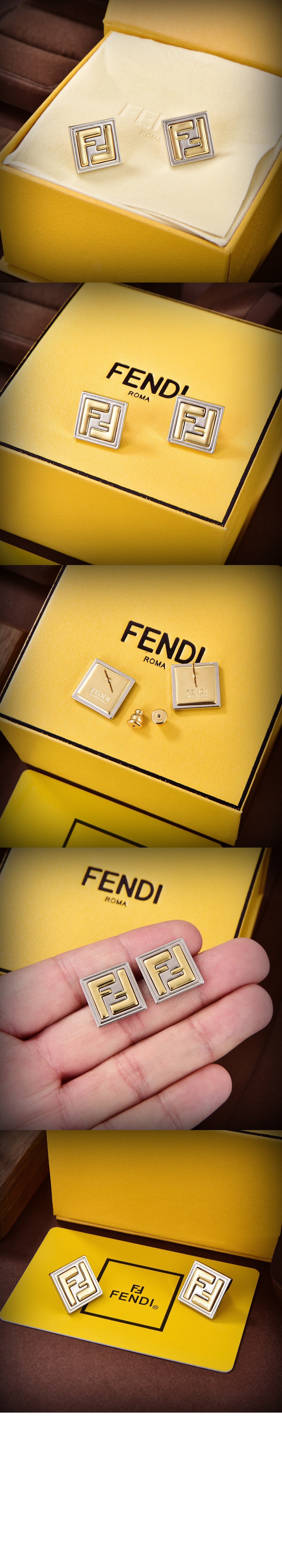 펜디 FF 이어링 7AJ295