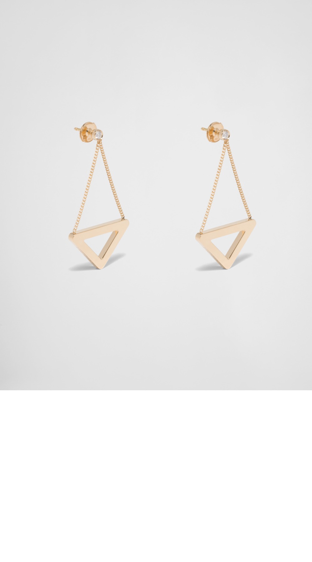 프라다 이터널 골드 드롭 귀걸이 1JO862