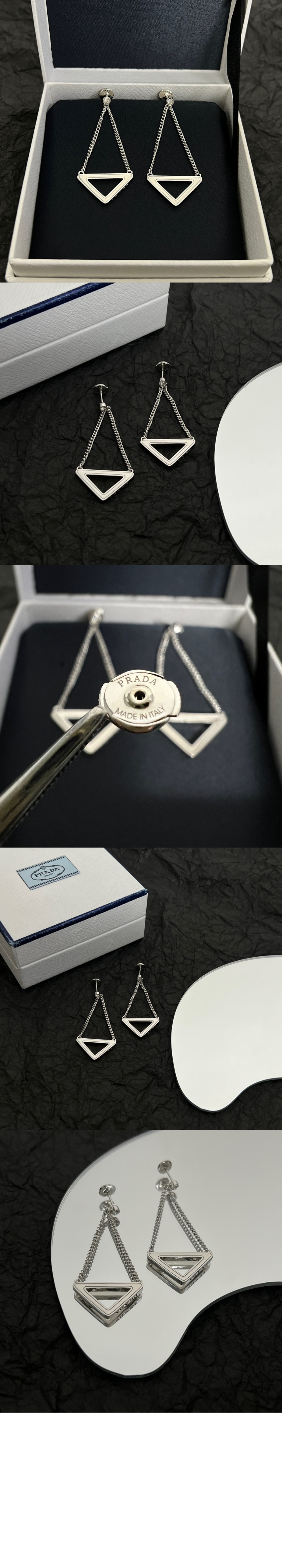 프라다 이터널 골드 드롭 귀걸이 1JO862