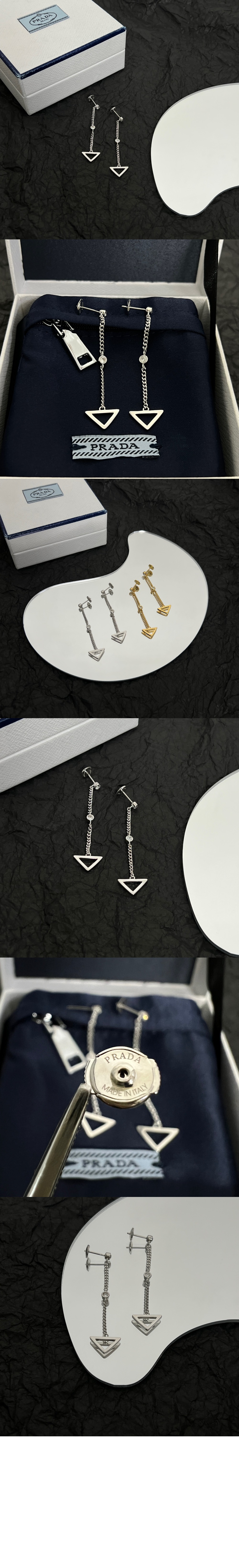 프라다 이터널 골드 드롭 귀걸이 1JO861