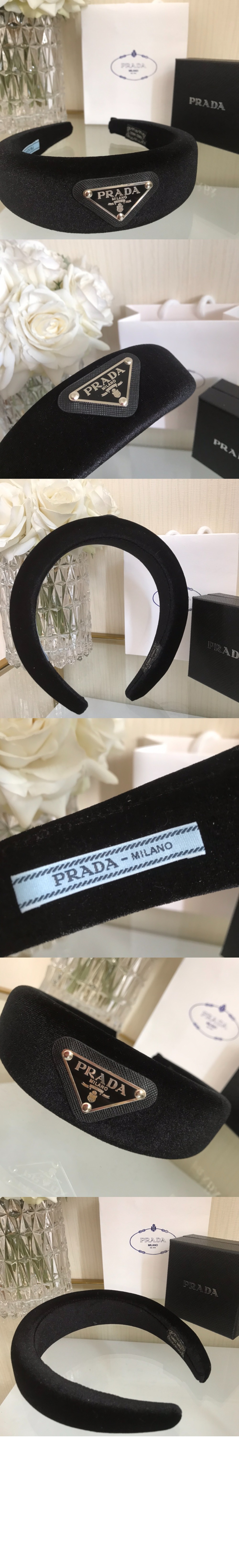 프라다 리나일론 헤드밴드 1IH016