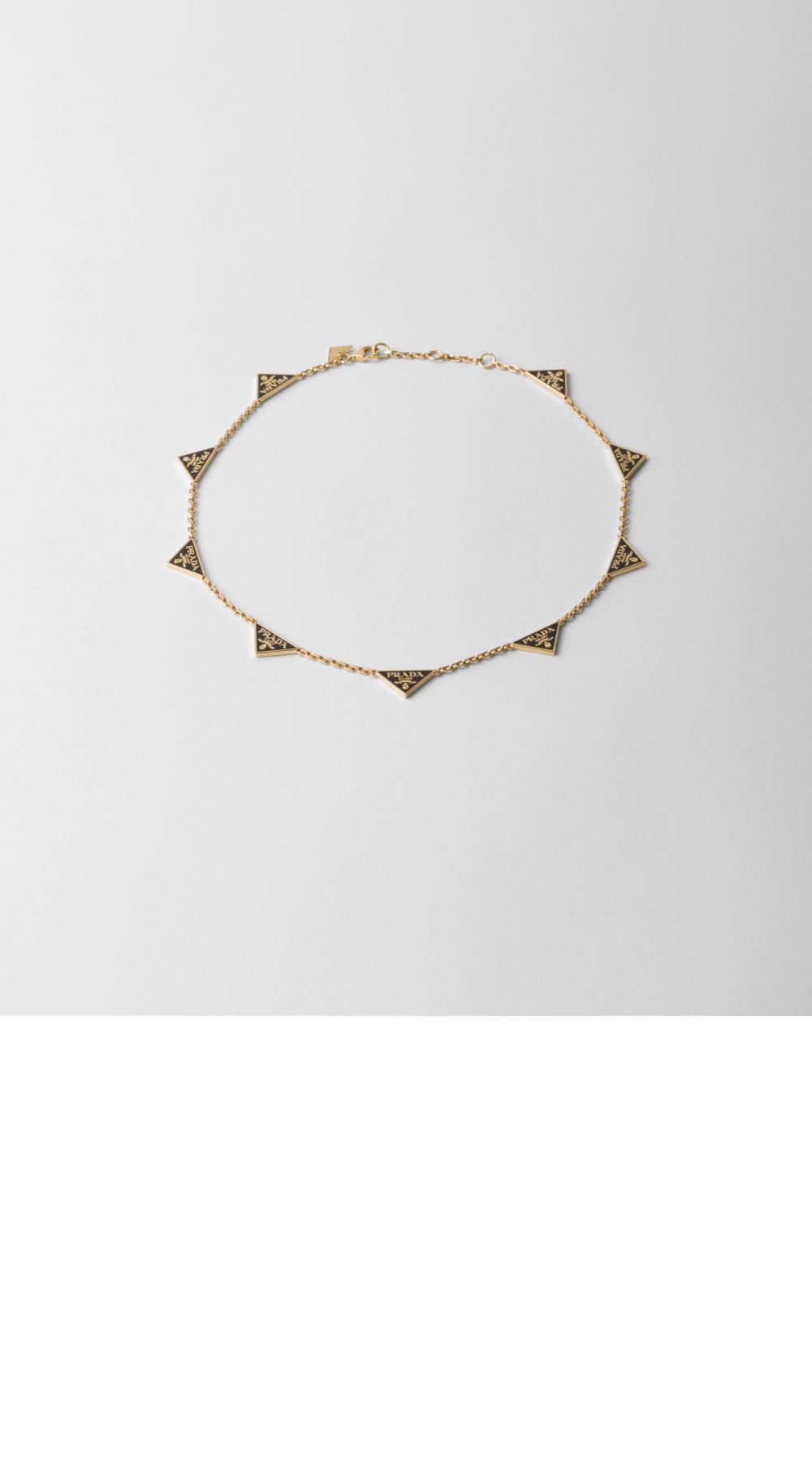 프라다 에나멜 메탈 목걸이 1IC081