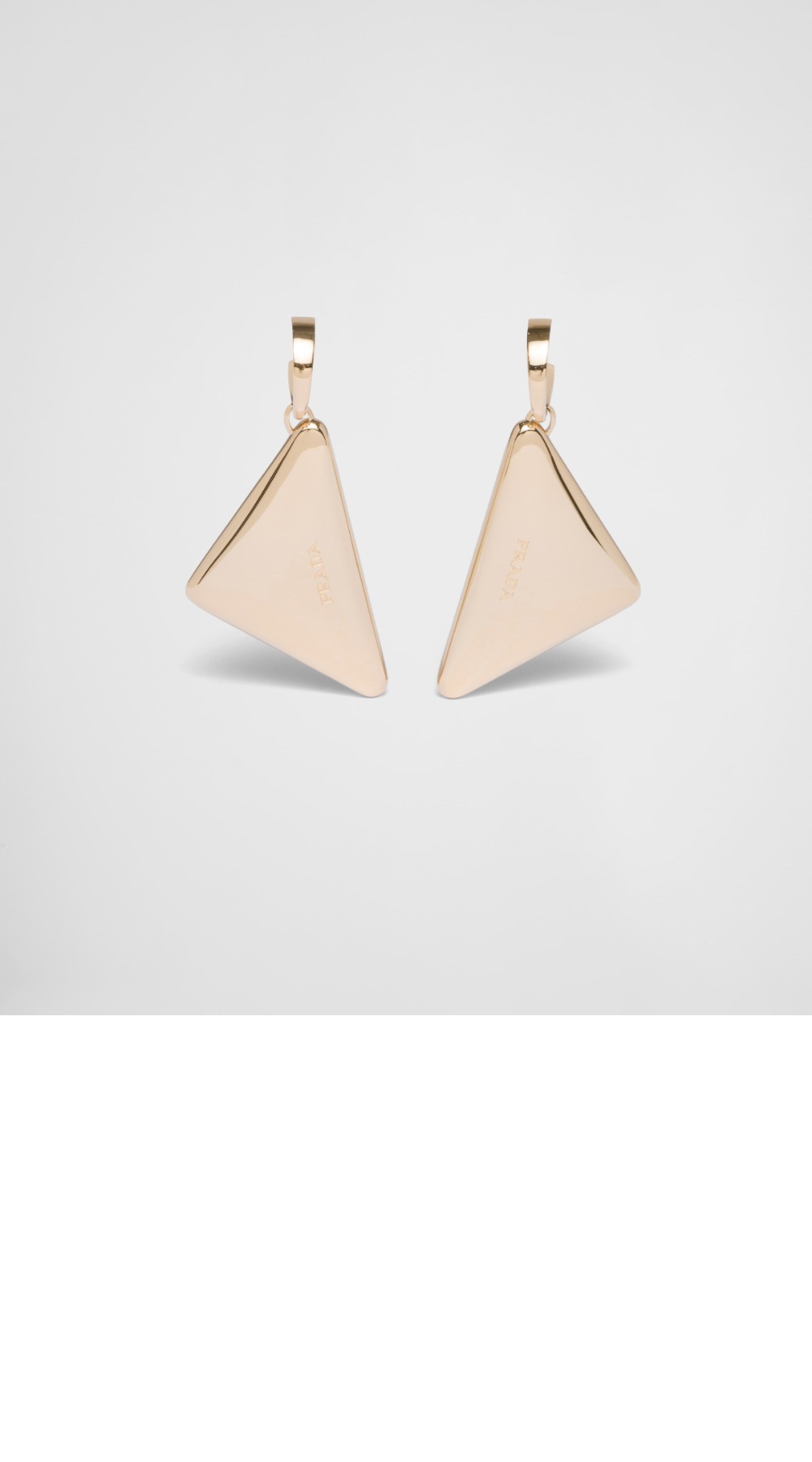 프라다 이터널 골드 중형 드롭 귀걸이 1JO938