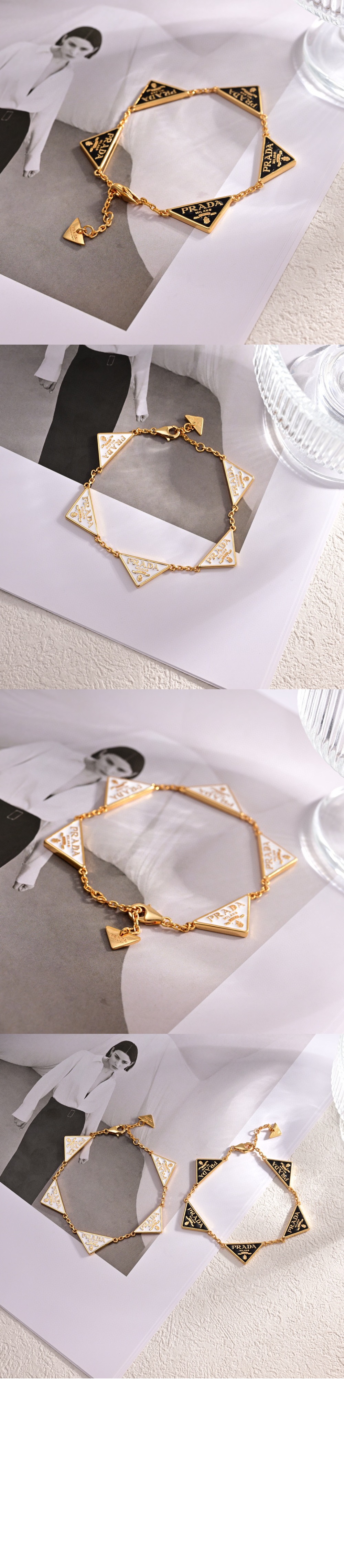 프라다 에나멜 메탈 팔찌 1IB491