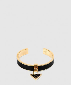 프라다 트라이앵글 에나멜 메탈 팔찌 1IB440