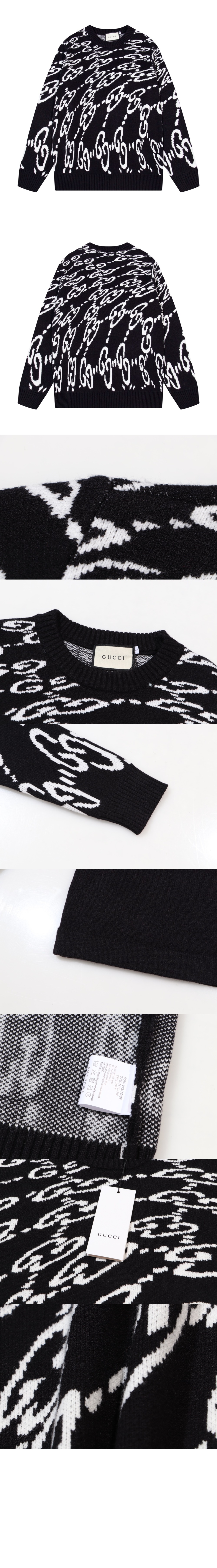 구찌 플라워 코튼 톱