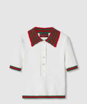 구찌 프린트 니트 톱