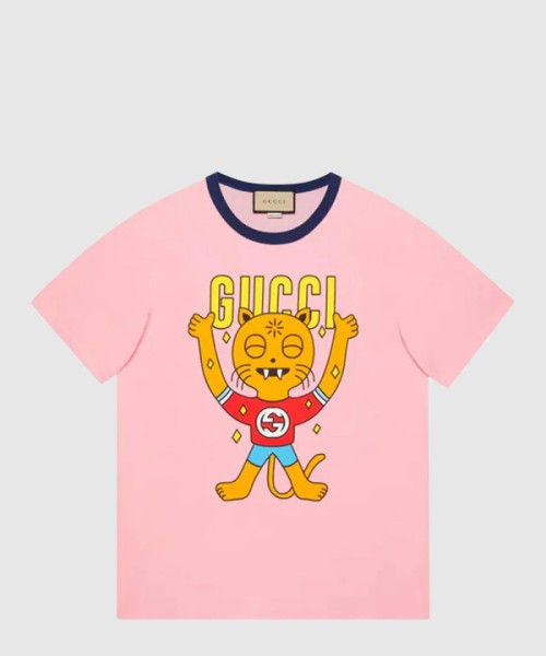 구찌 로고 프린트 반팔