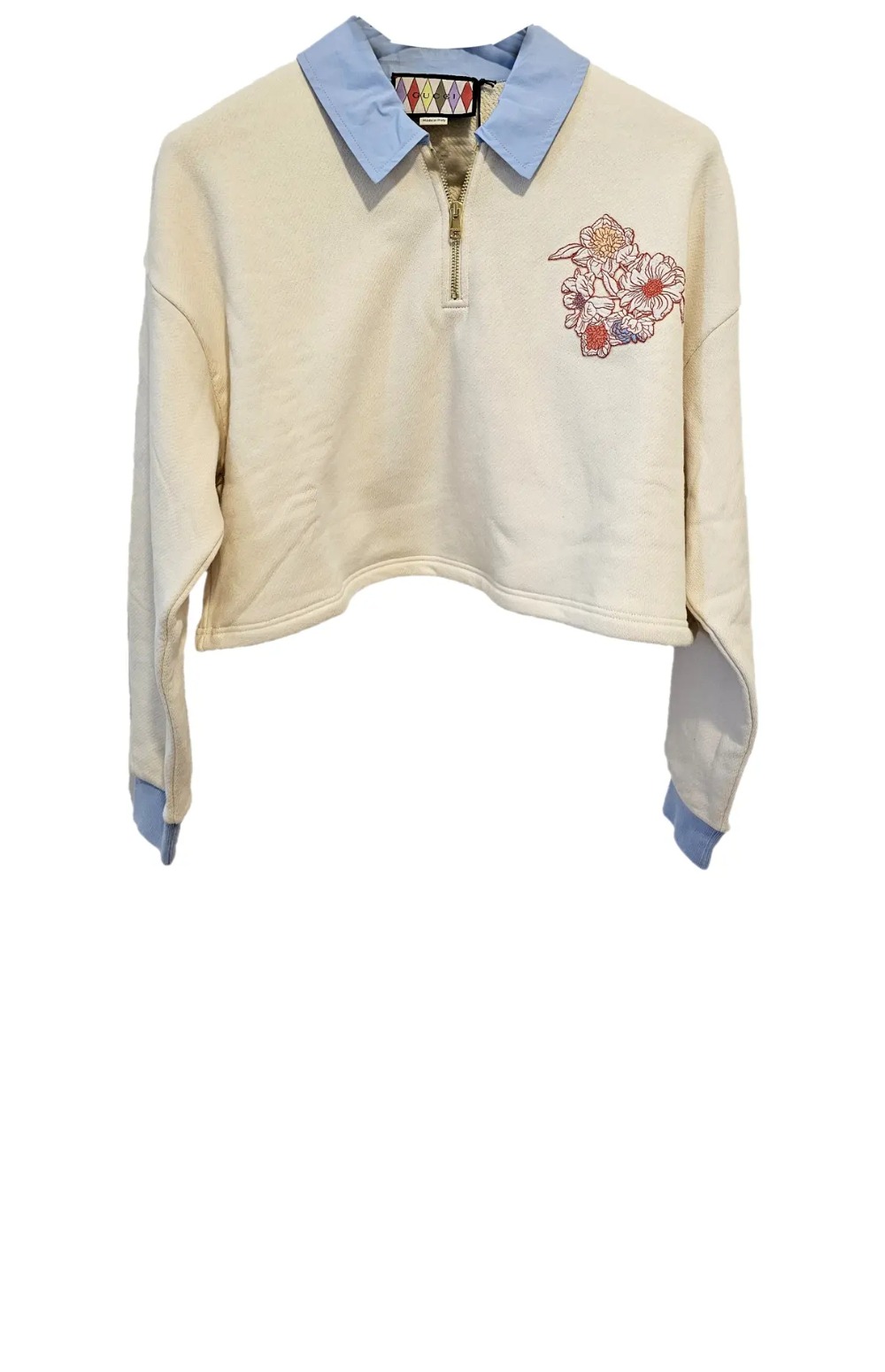 구찌 로고 프린트 긴팔