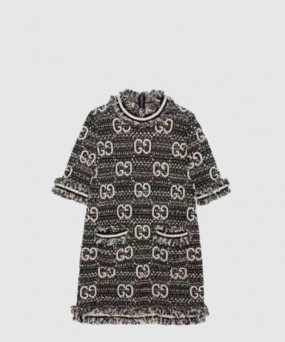 구찌 로고 프린트 원피스