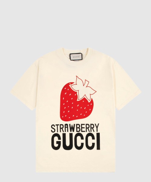 구찌 플라워 코튼 톱