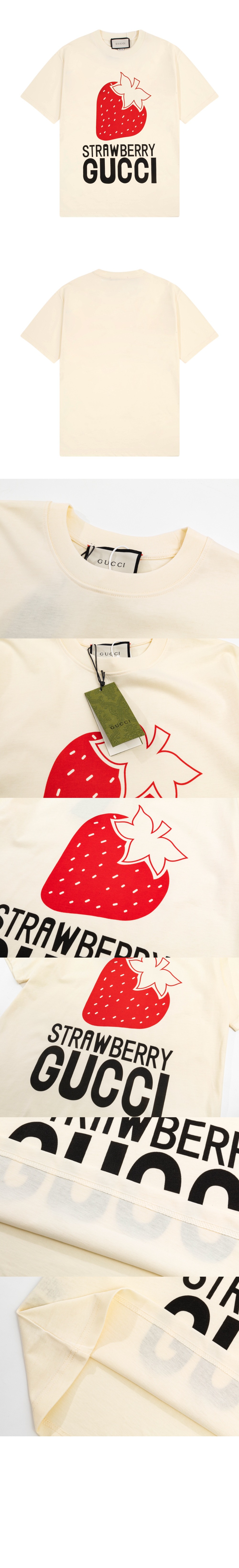 구찌 플라워 코튼 톱