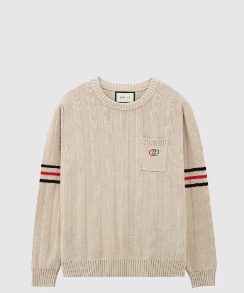 구찌 로고 니트 톱