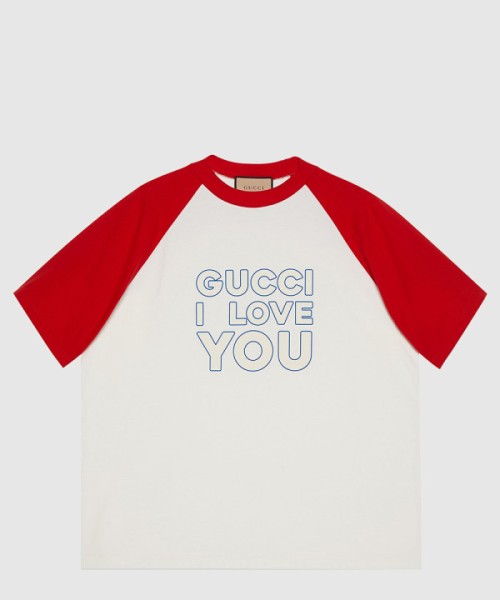 구찌 로고 프린트 반팔