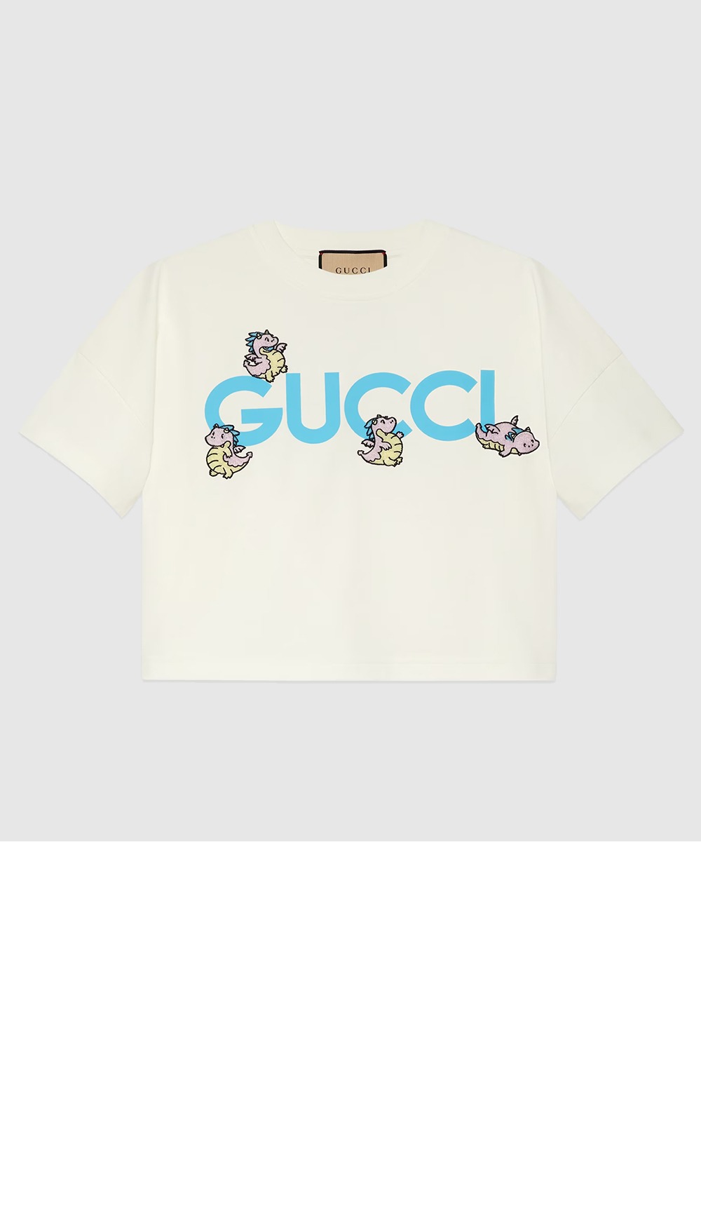 구찌 로고 프린트 반팔