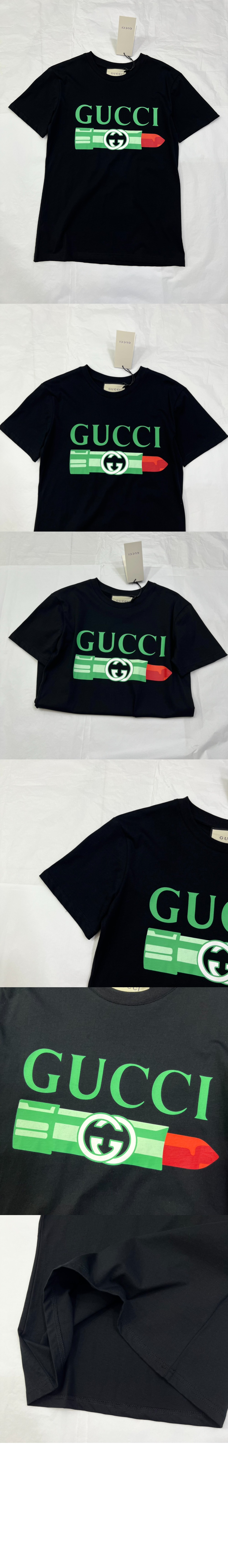 구찌 로고 프린트 반팔