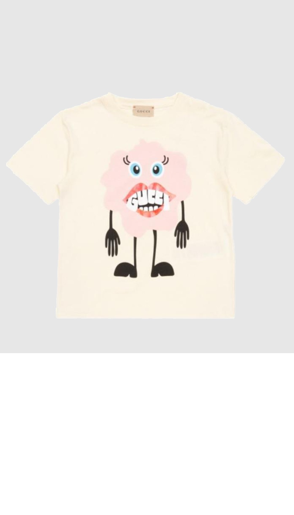 구찌 프린트 면 티셔츠