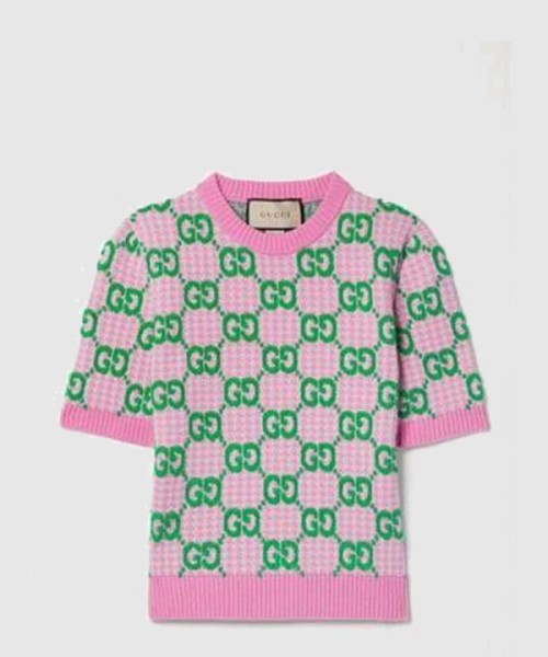 구찌 스웨터 울 자카드