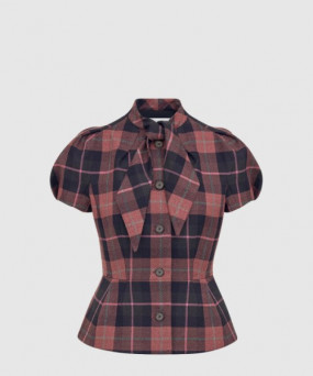 디올 피티드 반소매 재킷