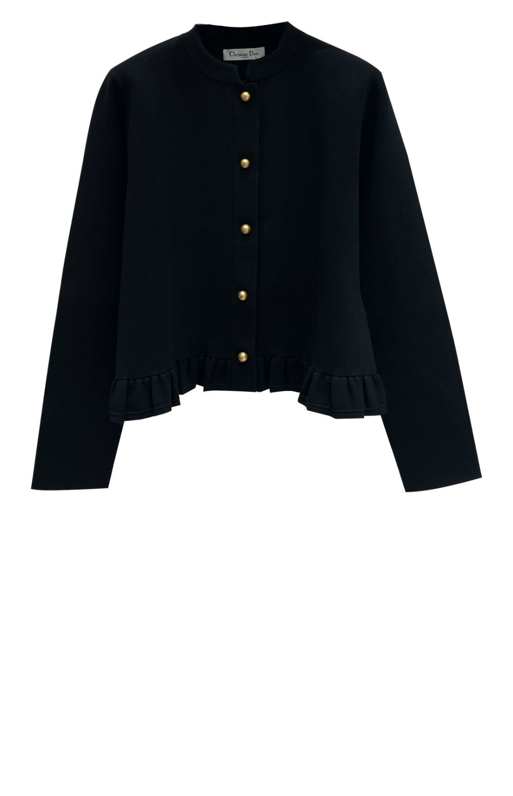 디올 프린트 니트 톱