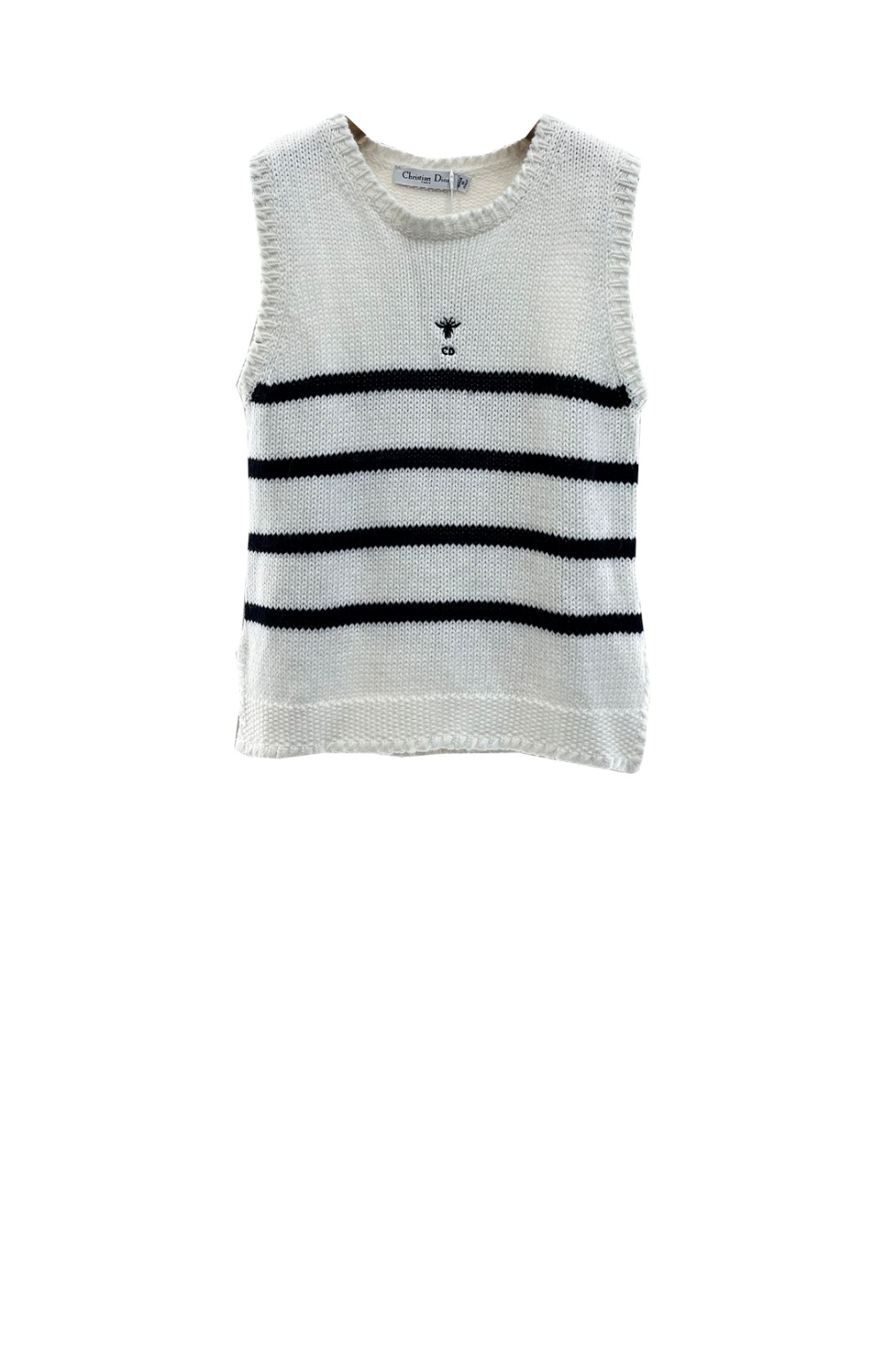 디올 로고 니트 상의