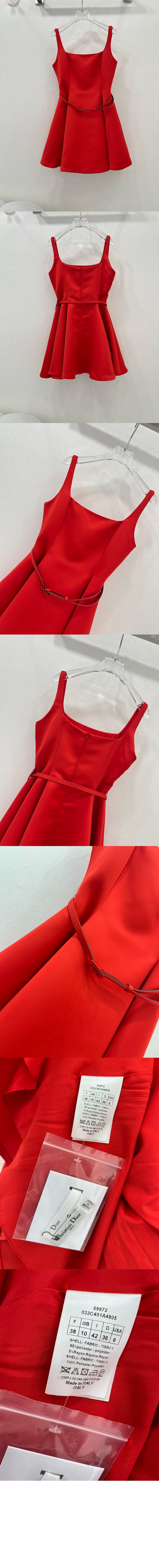 디올 플라워 프린트 원피스