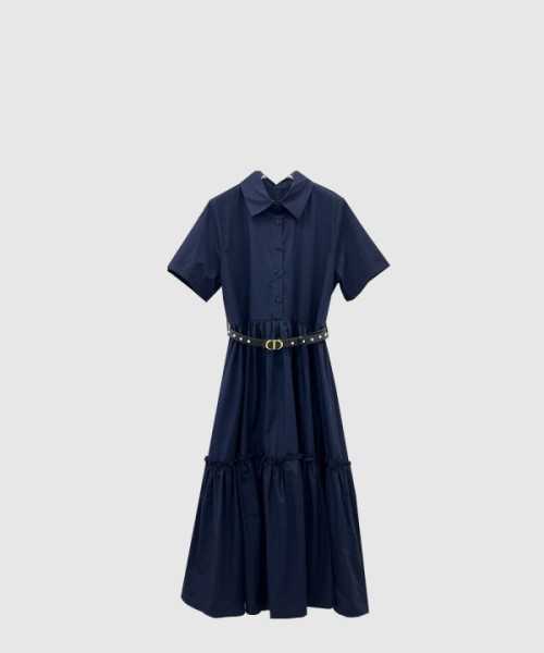 디올 플라워 프린트 원피스