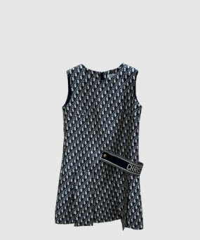 디올 플라워 프린트 원피스