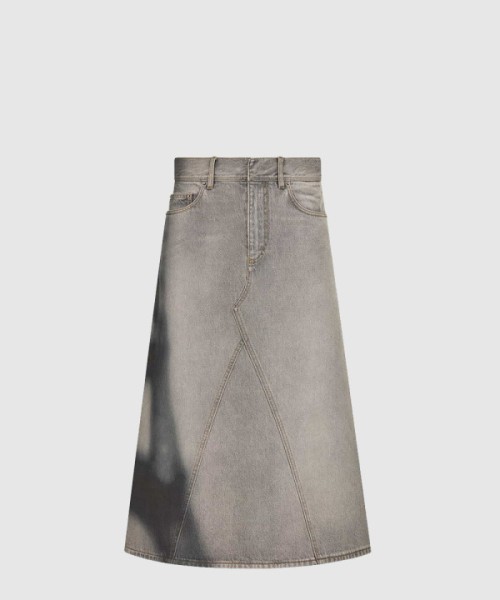 디올 롱 데님 스커트